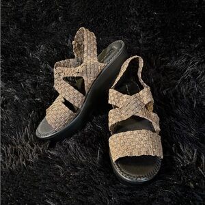 Steven by Steve Madden wedge strap heels